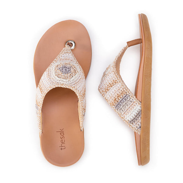 Sakroots Shana Sandal Sand Stripe