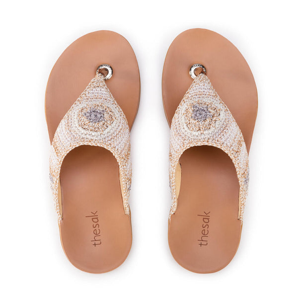 sakroots Shana Sandal Sand Stripe