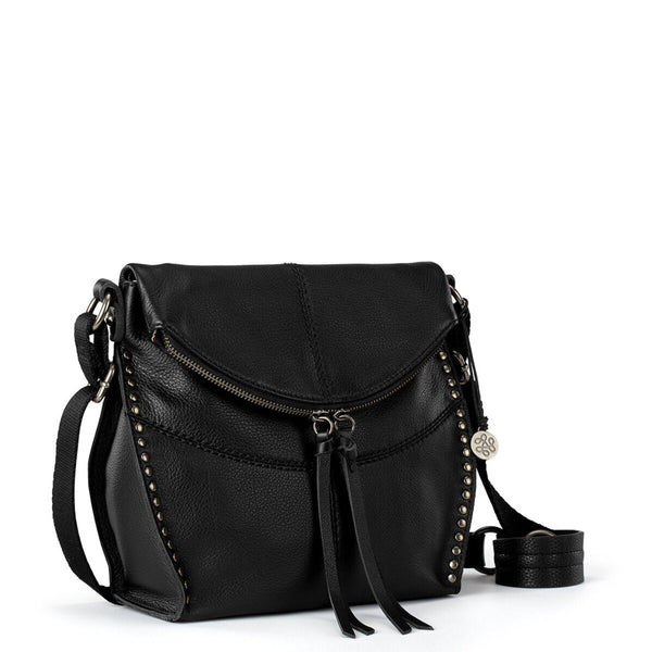 Sakroots Silverlake Flap Crossbody Black