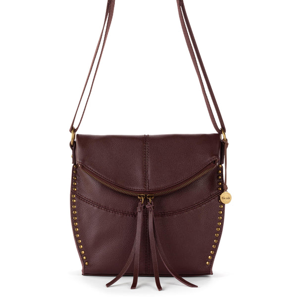 Sakroots Silverlake Flap Crossbody Mahogany