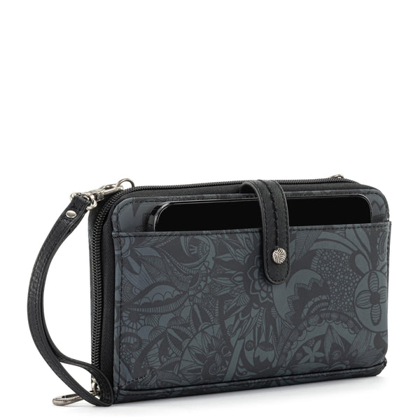 Sakroots Smartphone Wallet Black Spirit Desert