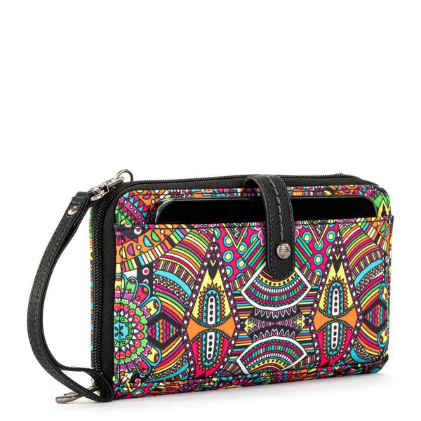 Sakroots Smartphone Wallet Rainbow Wanderlust