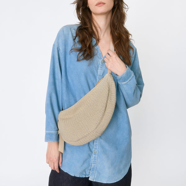 Sakroots Tess Large Sling Ecru