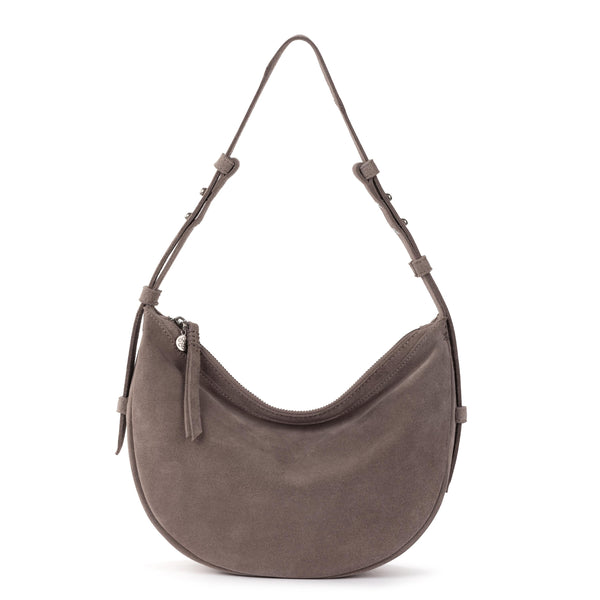 sakroots Tess Shoulder Bag Mushroom Suede