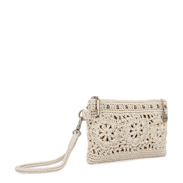 Sakroots Vita Wristlet Natural Medallion