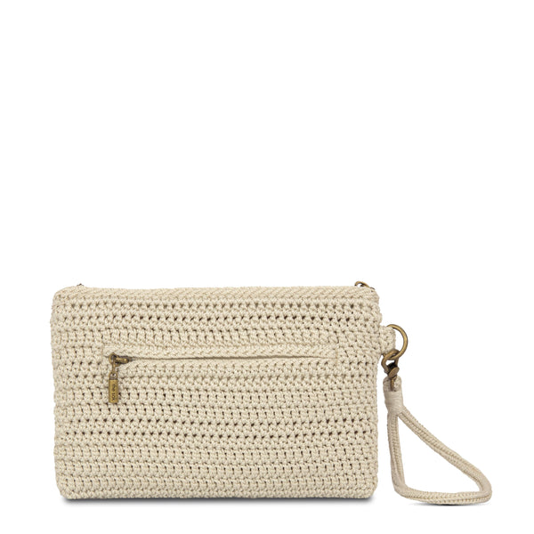 Sakroots Vita Wristlet Natural Strawberries