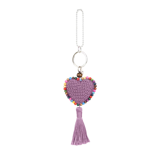 sakroots Yarnicharmz Dangle Heather Heart
