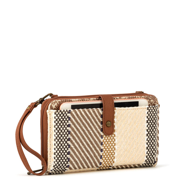 Sakroots Smartphone Wallet Tobacco Batik World Woven