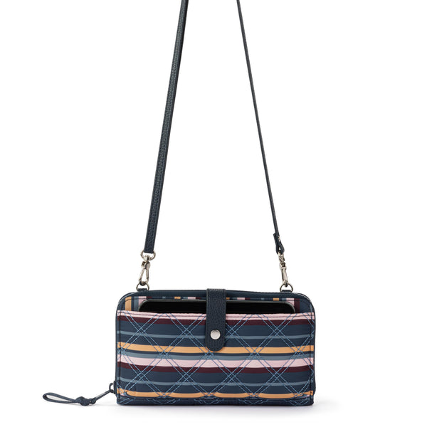 Sakroots Smartphone Wallet Vibrant Multi Diamond Quilted