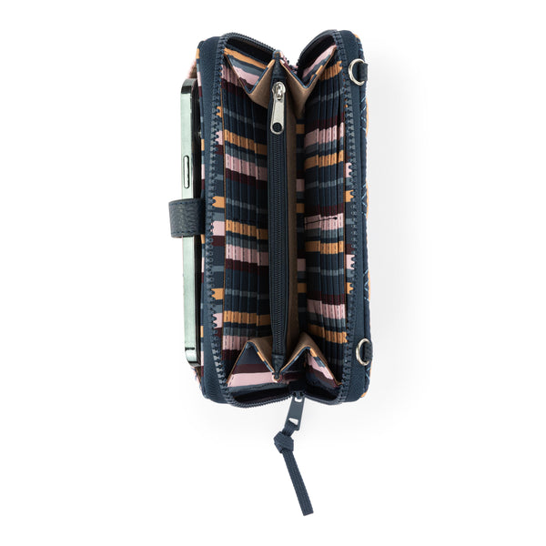 Sakroots Smartphone Wallet Vibrant Multi Diamond Quilted