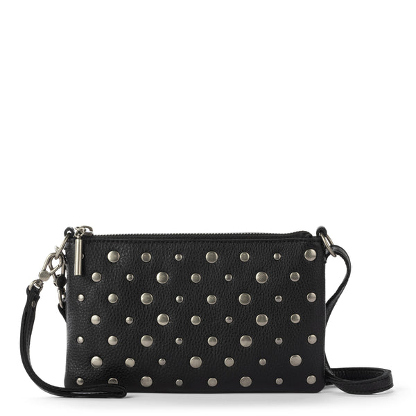 Sakroots Vita Convertible Wristlet Black Silver Stud
