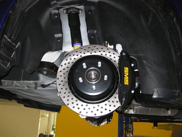 saleen 14" Rear Brake Upgrade Kit 4-Piston Slotted Rotor 08-14 R/T 570