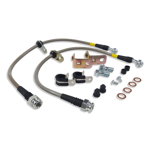 saleen Brake Line Kit SS Braided 14" Upgrade 05-14 S281 S302