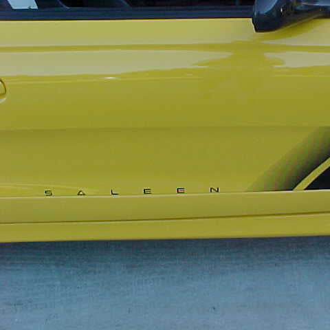 saleen Decal Door Logo 92-98 Saleen Mustang S281 S351