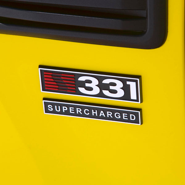 saleen Fender Badge Supercharged 05-09 S281 S331 - Chrome