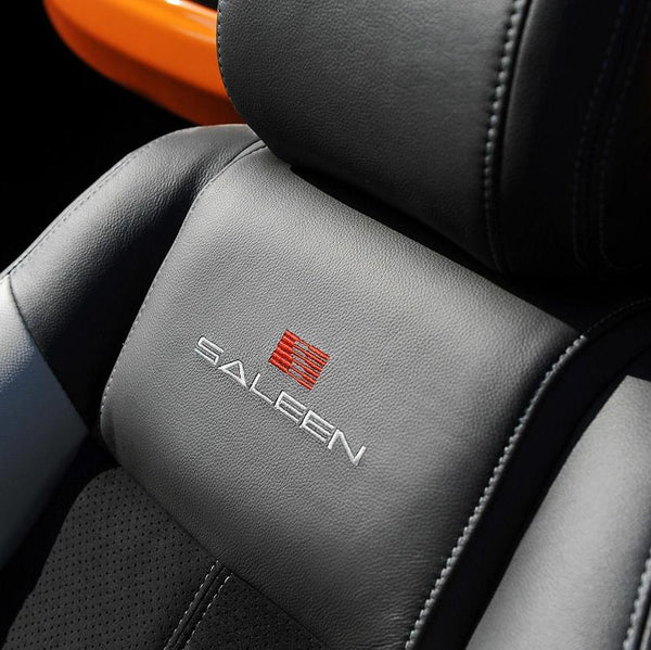 Saleen Performance Seating Leather & Alcantara Chevron Design Saleen 10-14 Mustang