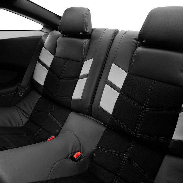 Saleen Performance Seating Leather & Alcantara Chevron Design Saleen 10-14 Mustang