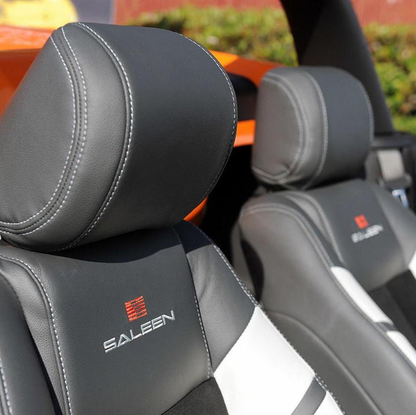saleen Performance Seating Leather & Alcantara Chevron Design Saleen 10-14 Mustang