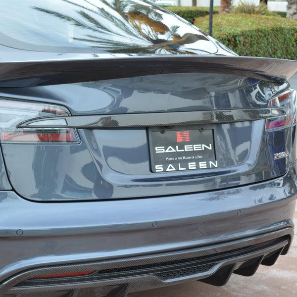 saleen Rear Deck Spear Carbon Fiber 12-15 Model S 416 GTX