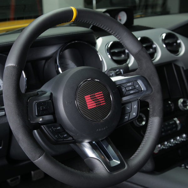 saleen Emblem Steering Wheel MY 15+ S302 BL