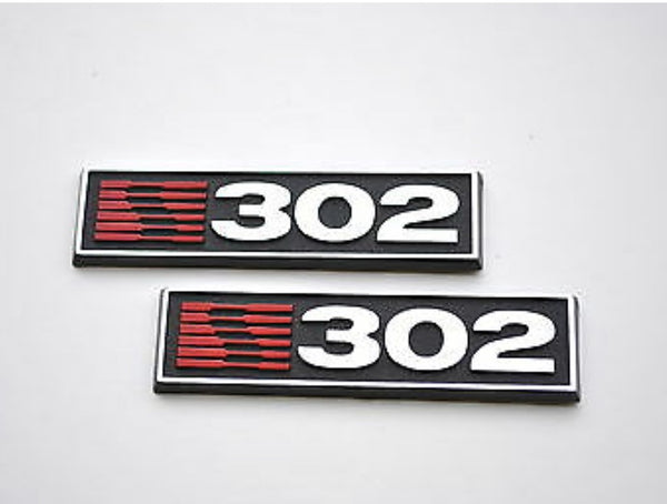 saleen Fender Badge Set S302 05-14 S302 - Chrome