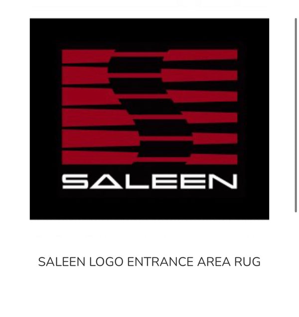 saleen Saleen Logo Entrance Area Rug