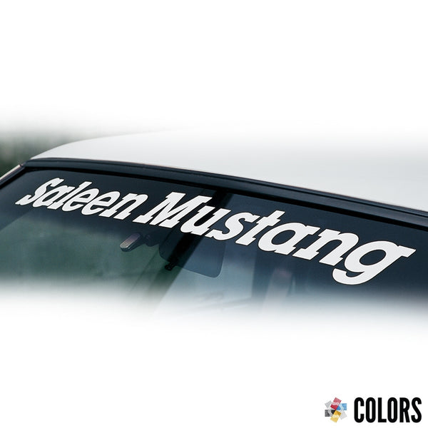 saleen Windshield Banner Saleen 84-88 Mustang
