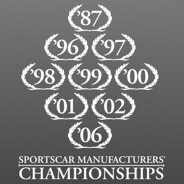 saleen Wreath Decal SCCA Champion 07-09 S281