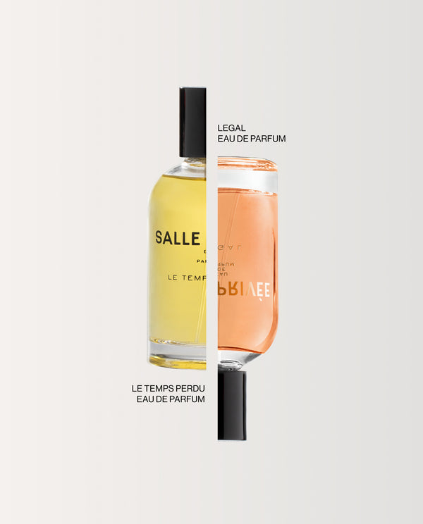 salle privée LE TEMPS PERDU & LEGAL Eau de Parfum