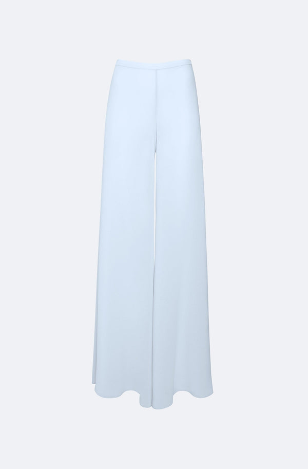 Sally Lapointe Lightweight Georgette Wide Leg Pant With Pockets