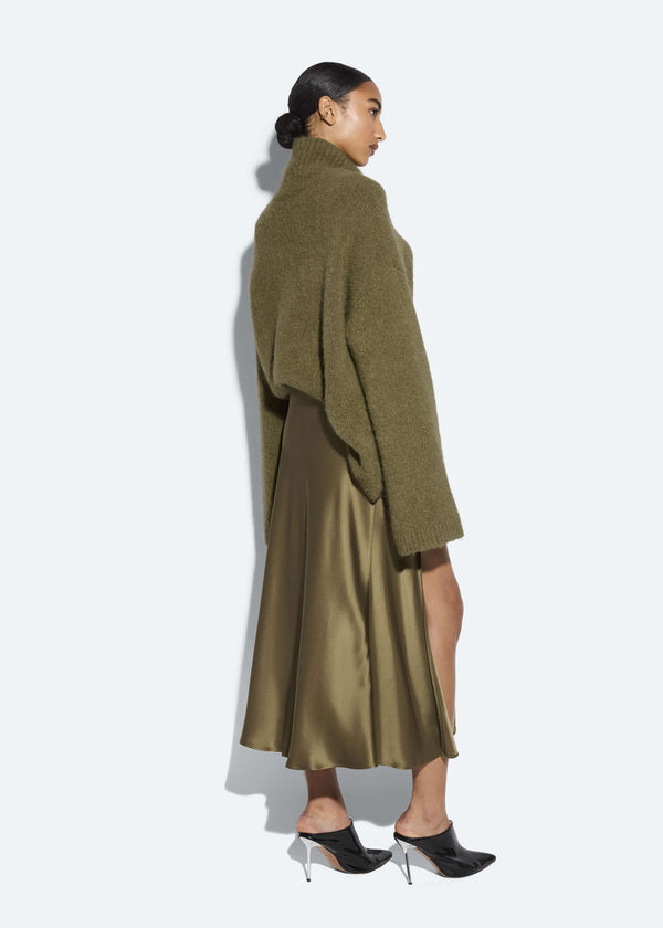 Sally Lapointe Alpaca Oversized Turtleneck Sweater