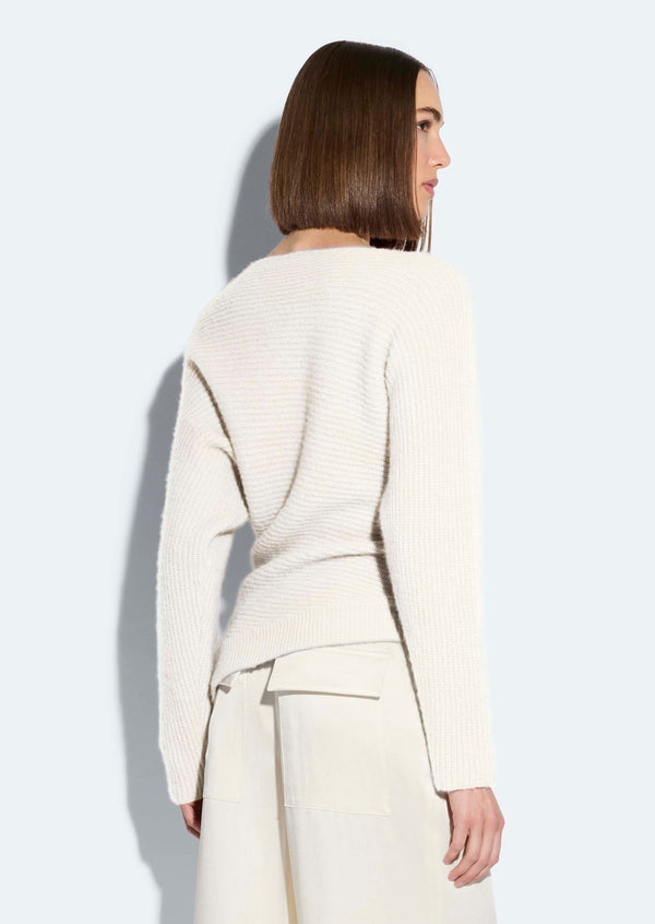 Sally Lapointe Cashmere Asymmetric Sweater
