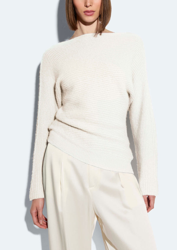 Sally Lapointe Cashmere Asymmetric Sweater