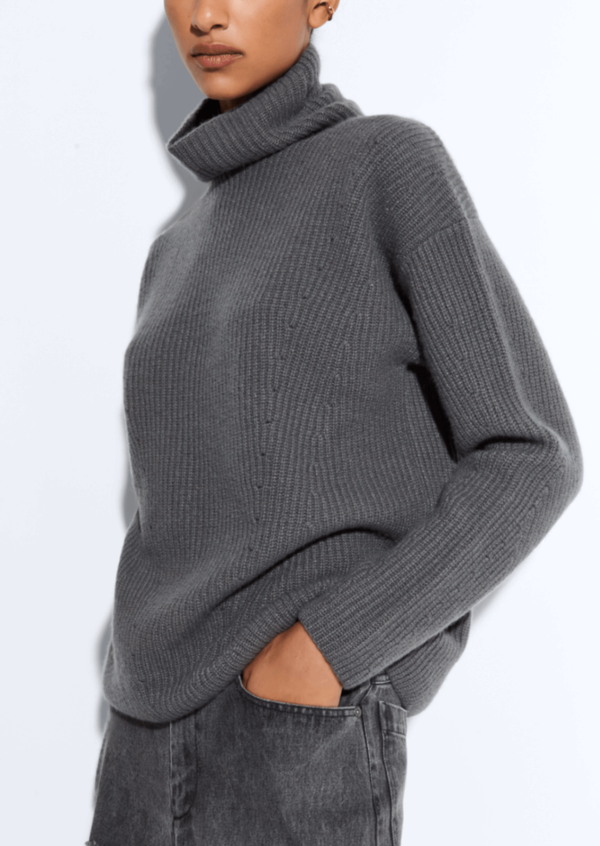 Sally Lapointe Cashmere Silk Turtleneck