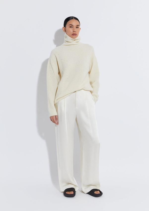 sally lapointe Cashmere Silk Turtleneck