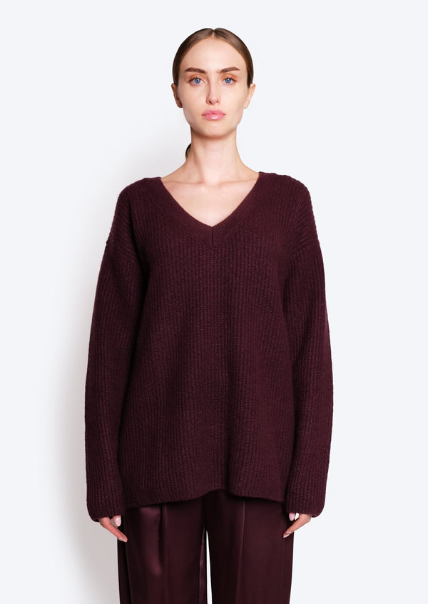 Sally Lapointe Cashmere V Neck Sweater