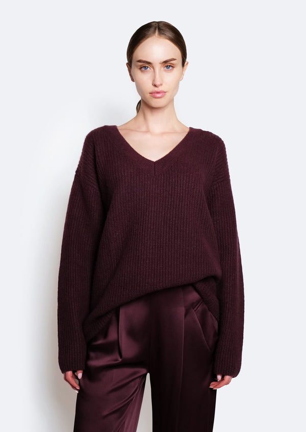 Sally Lapointe Cashmere V Neck Sweater