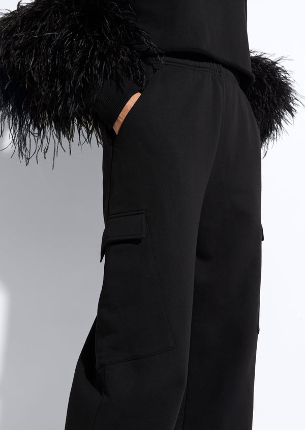 Sally Lapointe Cotton Cargo Sweatpant