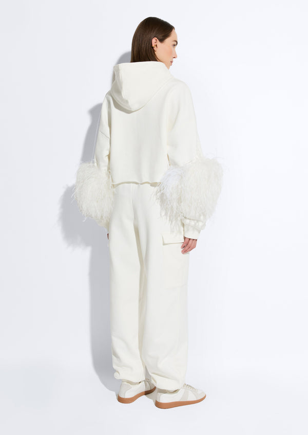 Sally Lapointe Cotton Cargo Sweatpant