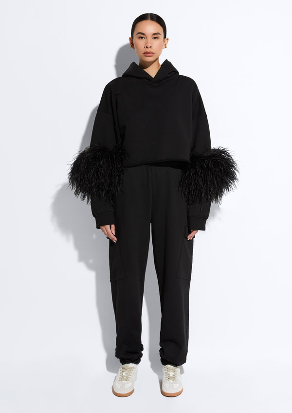 sally lapointe Cotton Cargo Sweatpant