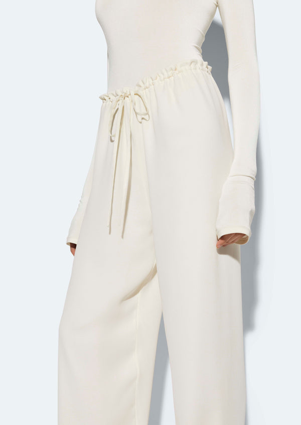 Sally Lapointe Georgette Drawstring Pant