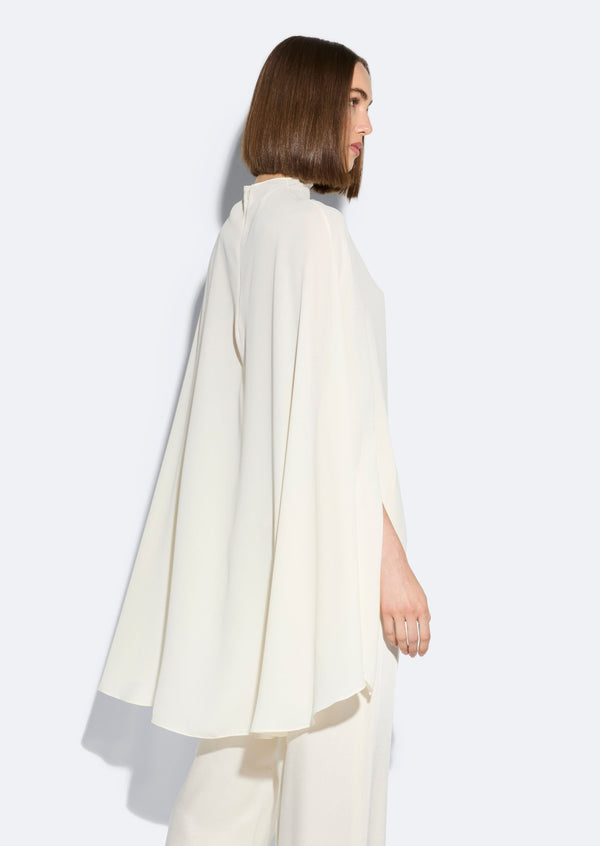 Sally Lapointe Georgette Oversized Cape Tee