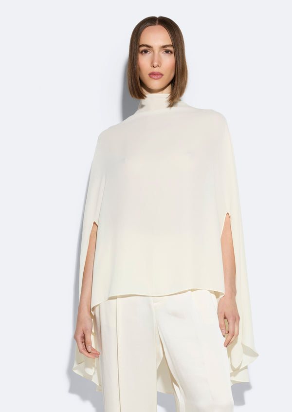 sally lapointe Georgette Oversized Cape Tee