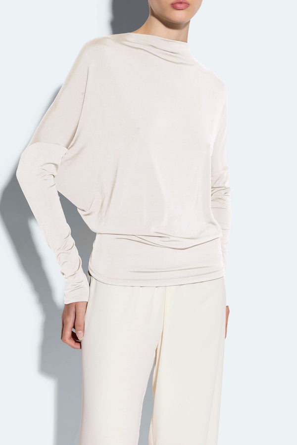 Sally Lapointe Jersey Blouson Top