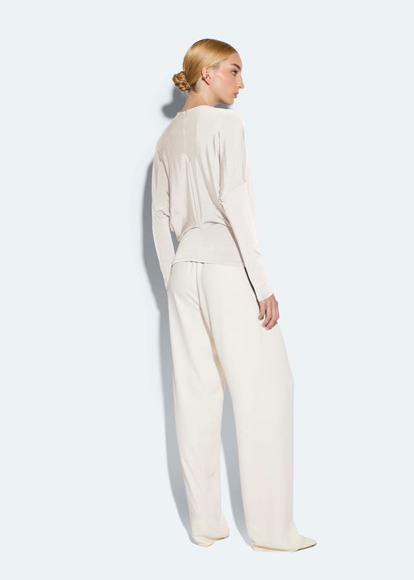 Sally Lapointe Jersey Blouson Top