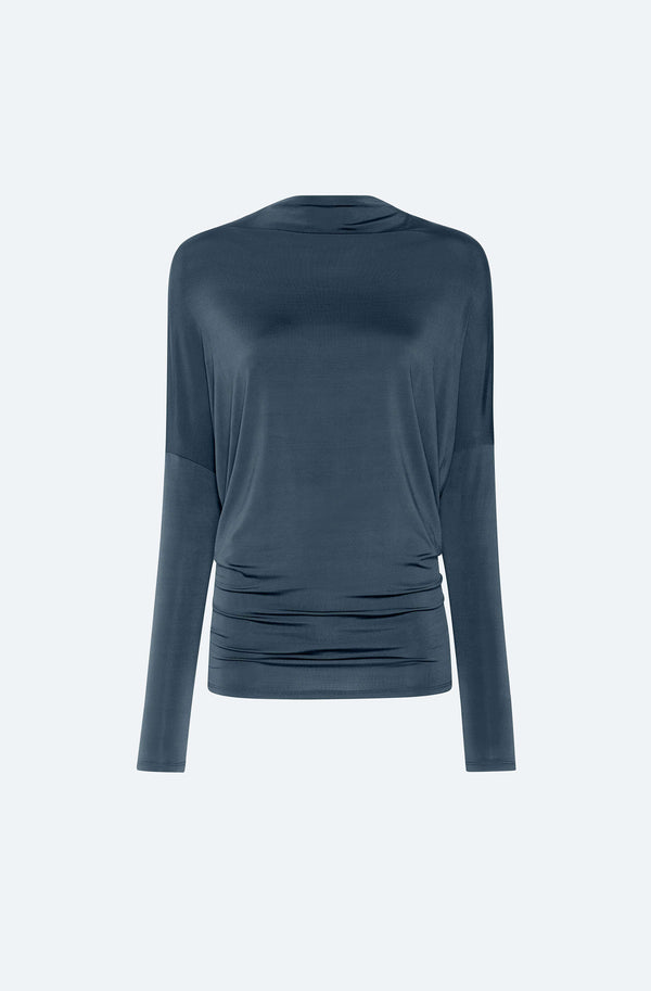 Sally Lapointe Jersey Blouson Top