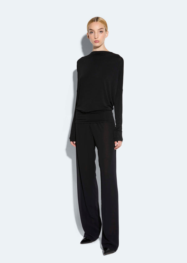 sally lapointe Jersey Blouson Top