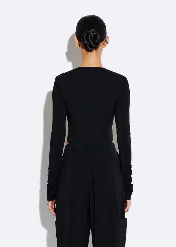 Sally Lapointe Jersey Long Sleeve Bodysuit