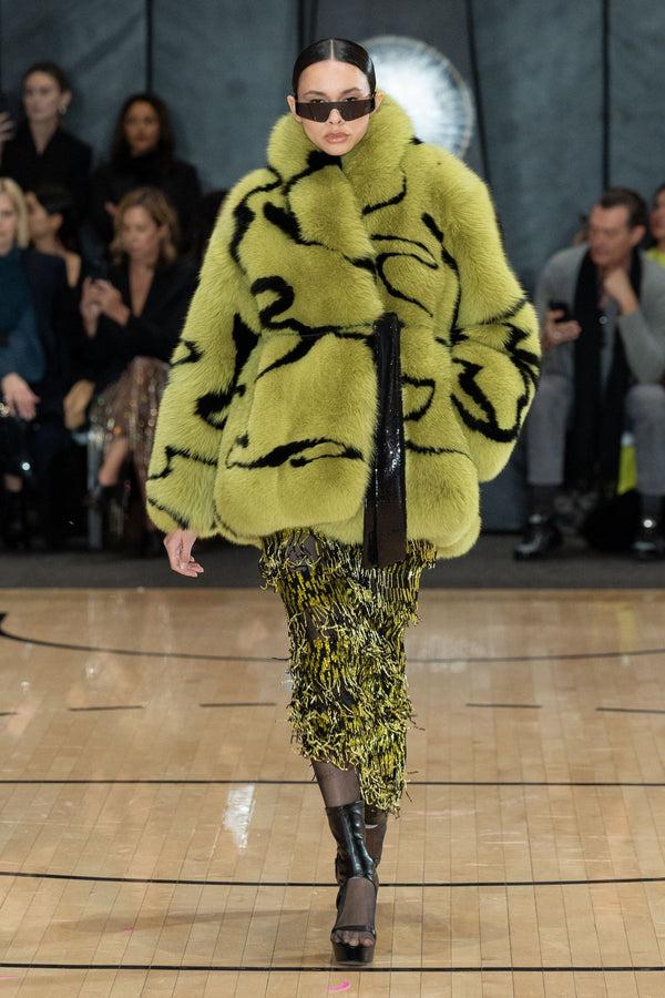 Sally Lapointe Kintsugi Fur Coat