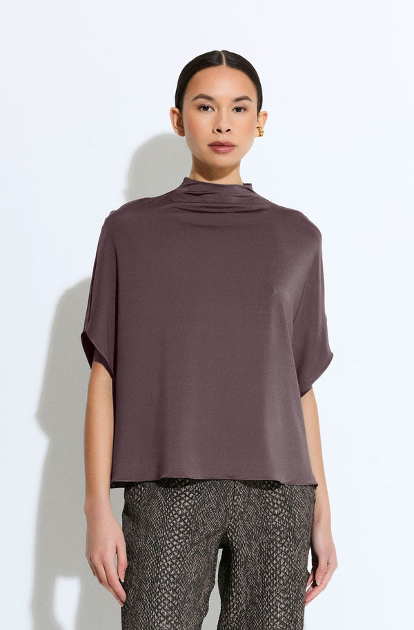 Sally Lapointe Lightweight Jersey Cape Tee